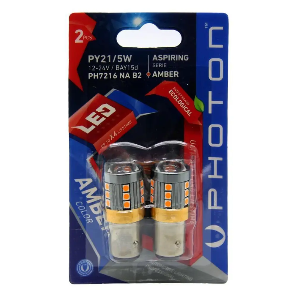 Photon P21/5W Turuncu Led 1016 PH7216 NA Photon P21/5W Turuncu Led 1016 PH7216 NA
