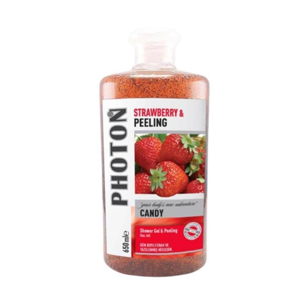 Photon Strawberry & Peeling Duş Jeli 650 ml Photon Strawberry & Peeling Duş Jeli 650 ml