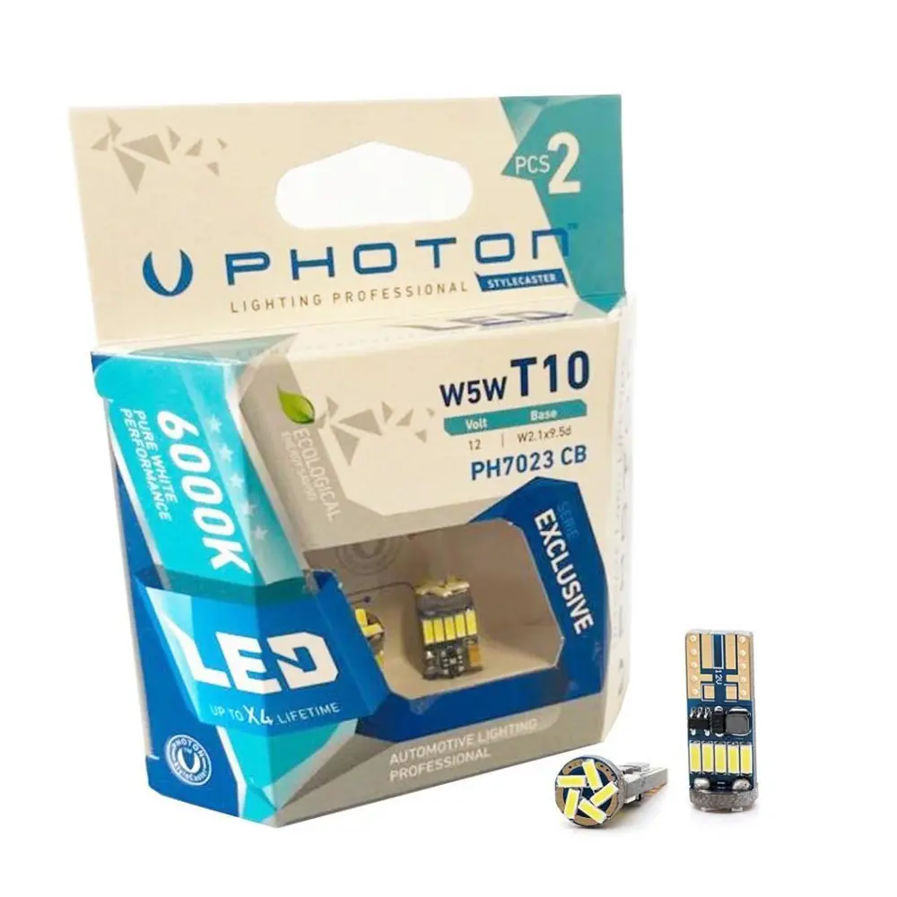 Photon T10 Beyaz LED 15'li Can-Bus Exclusive PH7023 Photon T10 Beyaz LED 15'li Can-Bus Exclusive PH7023