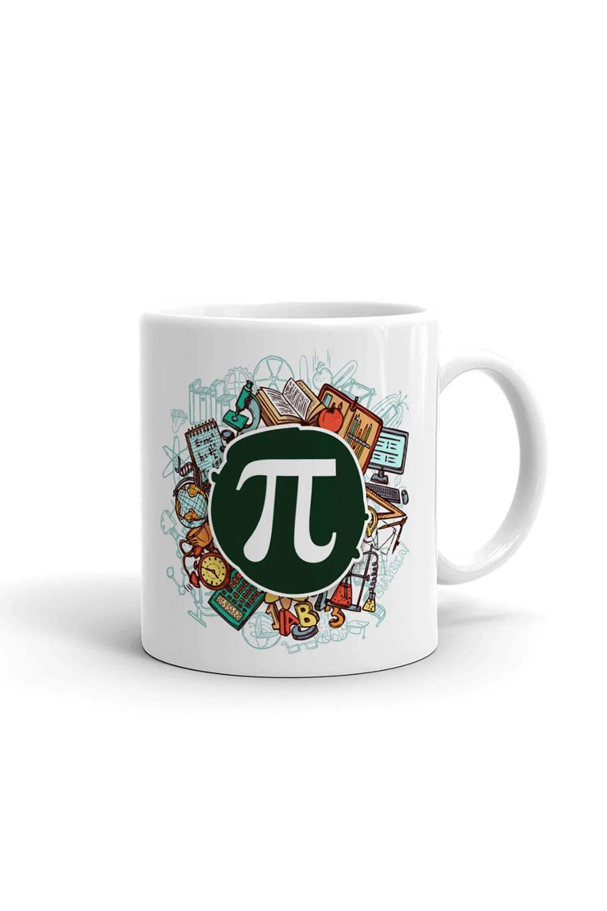 Pi Sayısı Seramik ithal Porselen Seramik Kupa Bardak