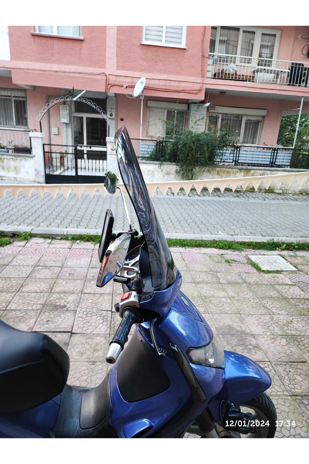 Motocam Piaggio Beverly 250 Siperlik Ön Cam 2005 2007 Model 53Cm Füme Ren