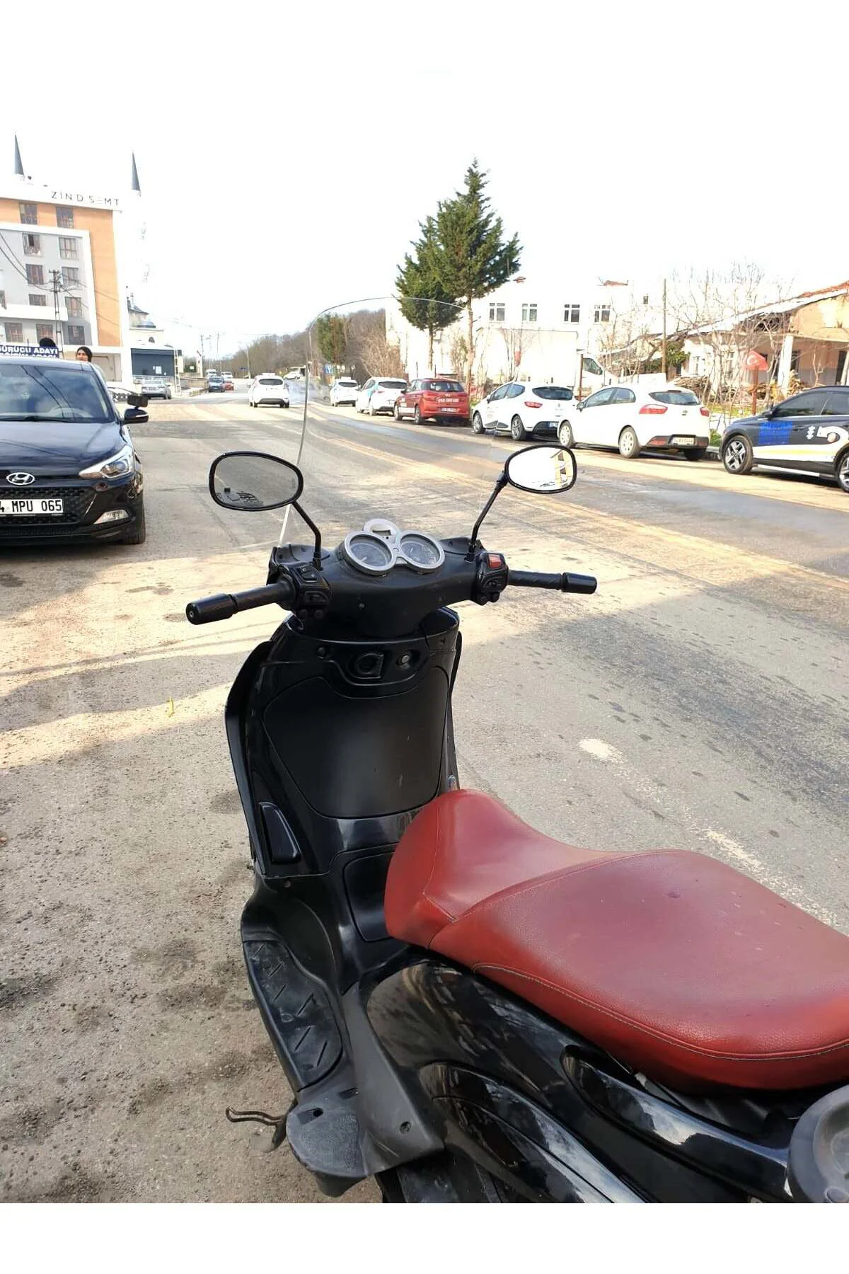 Piaggio Beverly 250 Ön Cam 2005-2007 Model 53cm Şeffaf Renkli 4mm