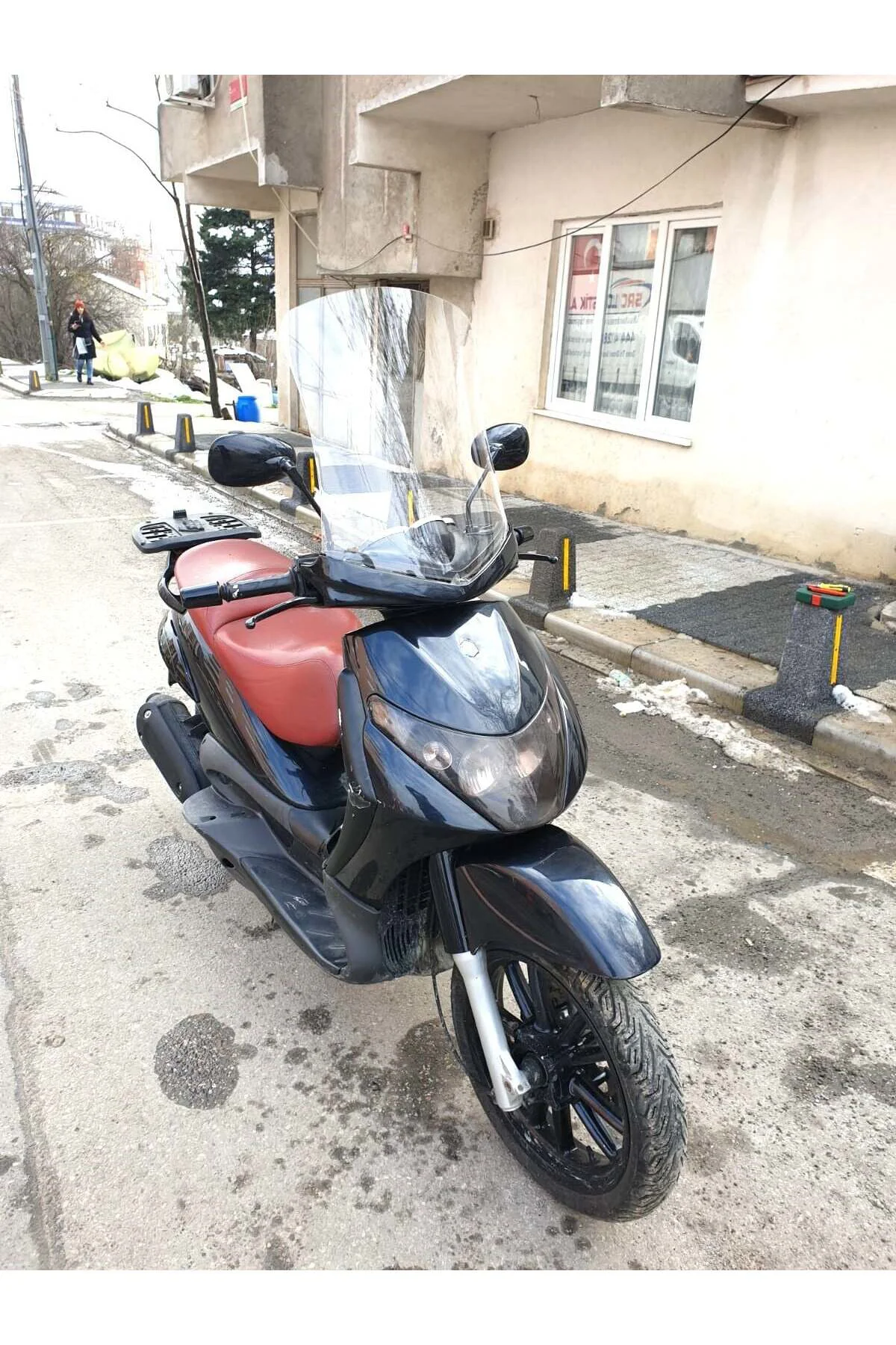 Piaggio Beverly 250 Ön Cam 2005-2007 Model 53cm Şeffaf Renkli 4mm