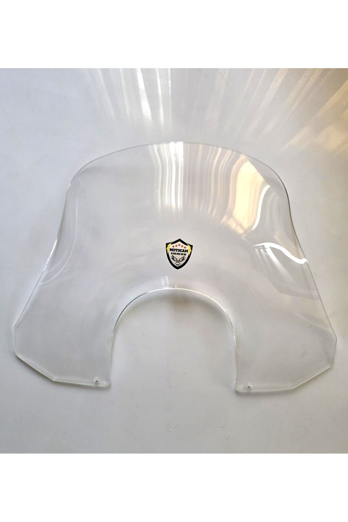 Motocam Piaggio Beverly 500 Siperlik Ön Cam 2001-2007 Model 35Cm Şeffaf R