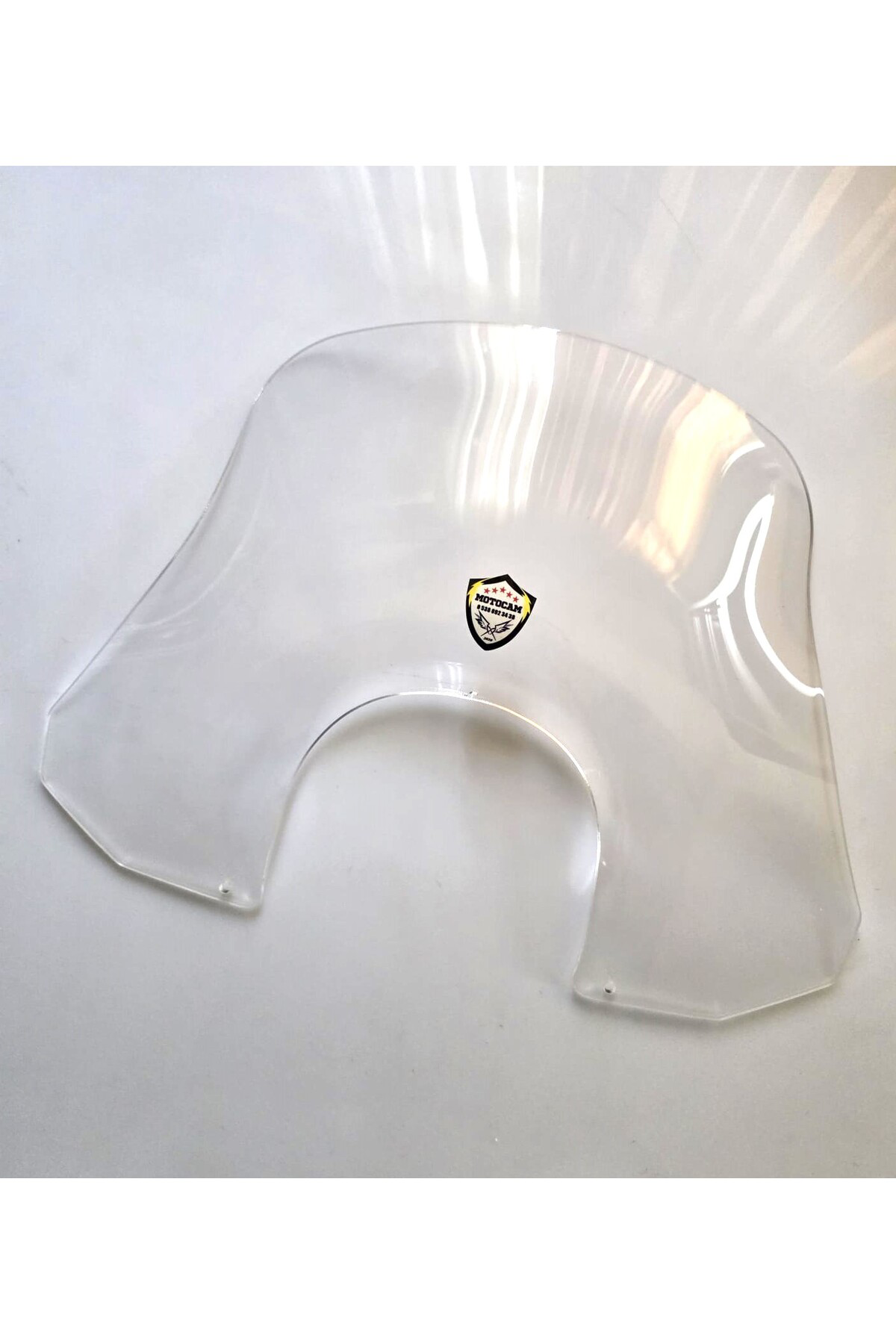 Motocam Piaggio Beverly 500 Siperlik Ön Cam 2001-2007 Model 35Cm Şeffaf R