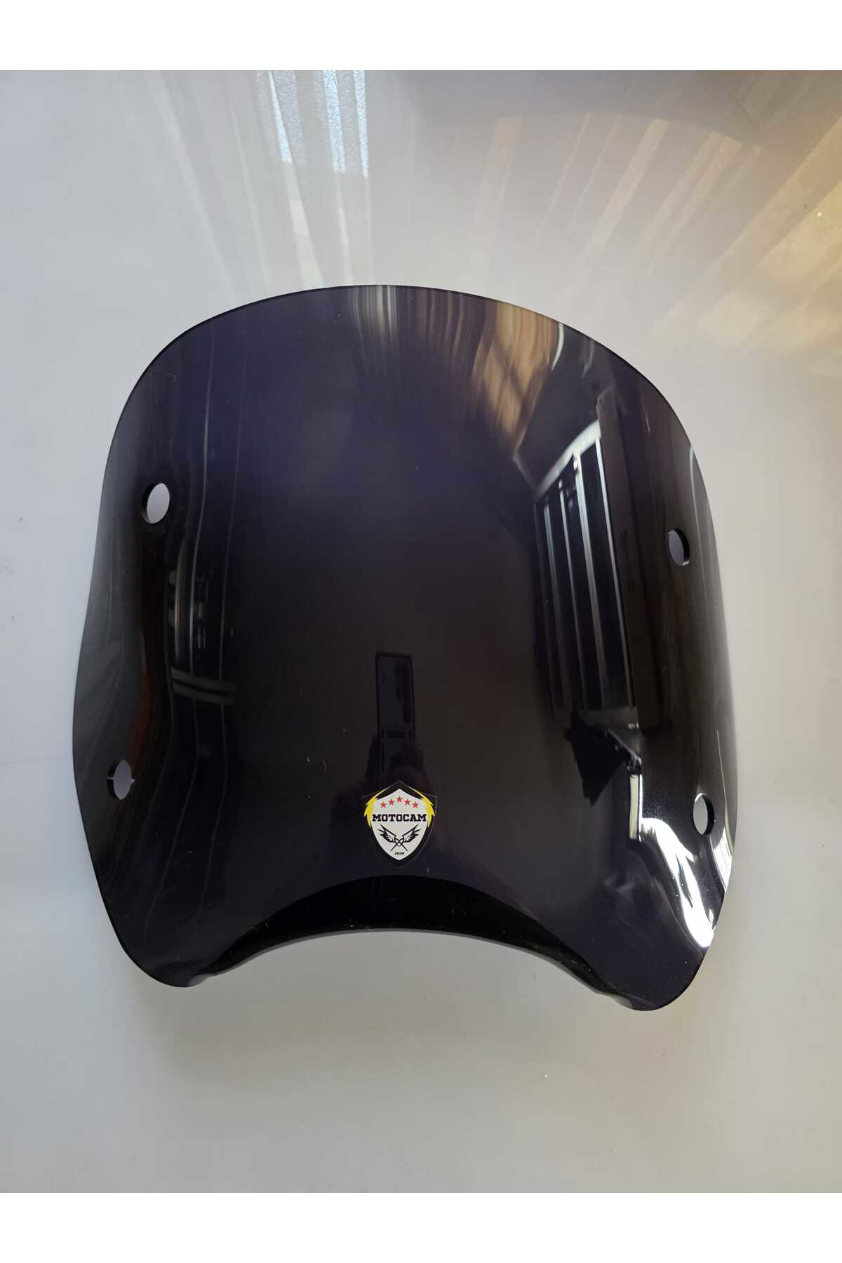 Motocam Piaggio Beverly 500 Ön Uzatma Camı 2001-2007 Model 34Cm Siyah Ren