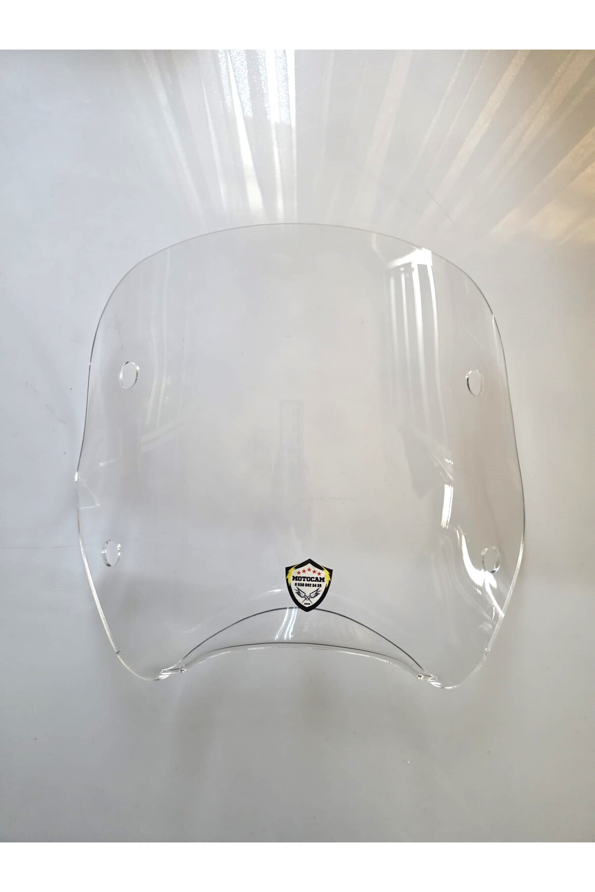 Motocam Piaggio Beverly 500 Ön Uzatma Camı 2001-2007 Model 34Cm Şeffaf Re
