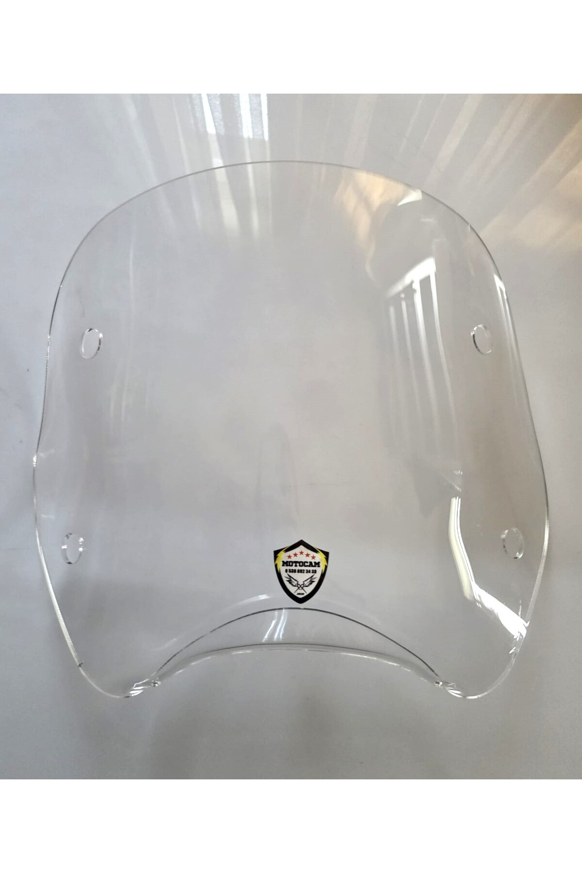 Motocam Piaggio Beverly 500 Ön Uzatma Camı 2001-2007 Model 34Cm Şeffaf Re