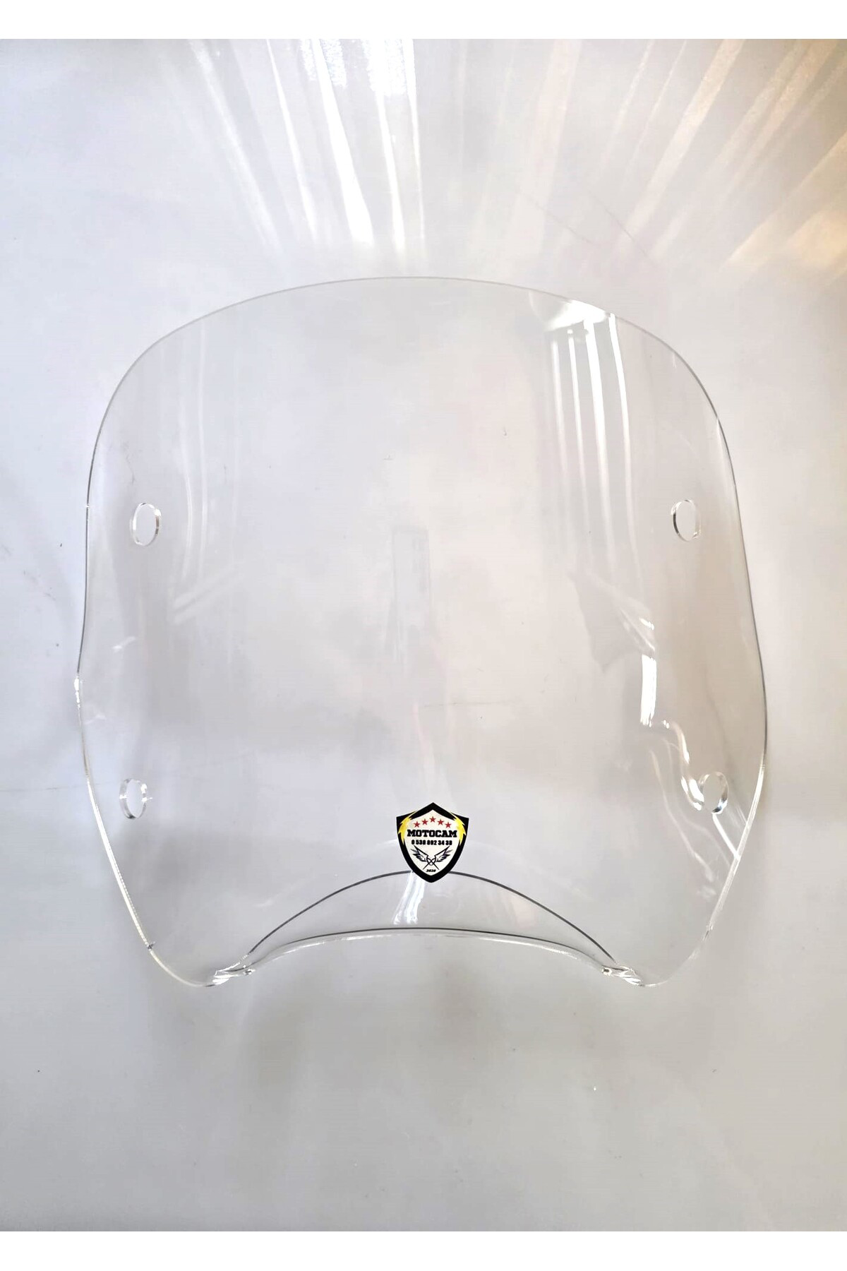 Motocam Piaggio Beverly 500 Ön Uzatma Camı 2001-2007 Model 34Cm Şeffaf Re