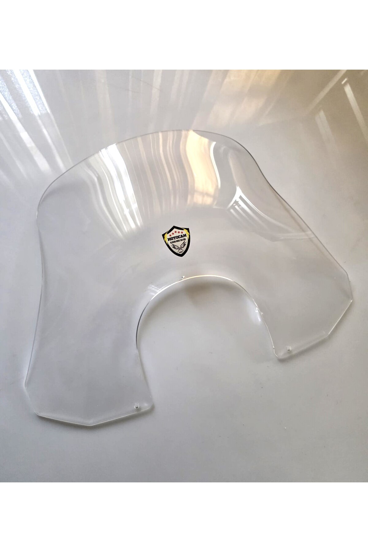 Motocam Piaggio Beverly 500 Siperlik Ön Cam 2001-2007 Model 35Cm Şeffaf R