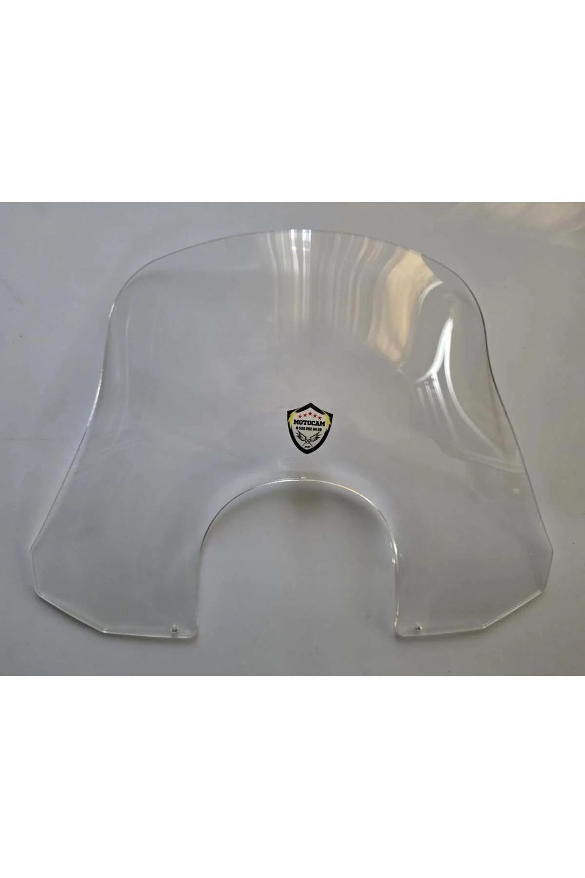 Piaggio Beverly 500 Ön Cam 2001-2007 Model 35cm Şeffaf Renkli 4mm