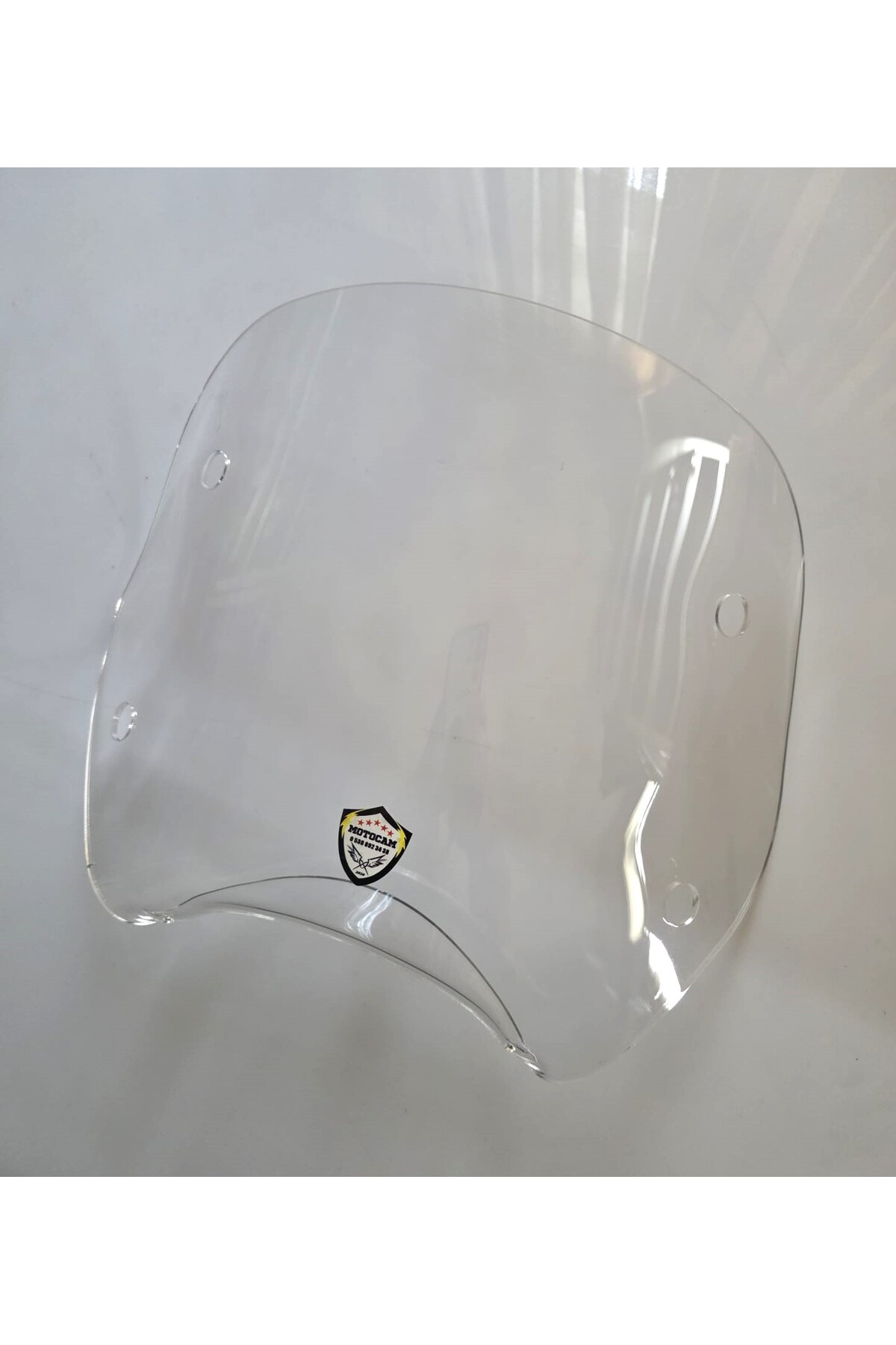 Motocam Piaggio Beverly 500 Ön Uzatma Camı 2001-2007 Model 34Cm Şeffaf Re