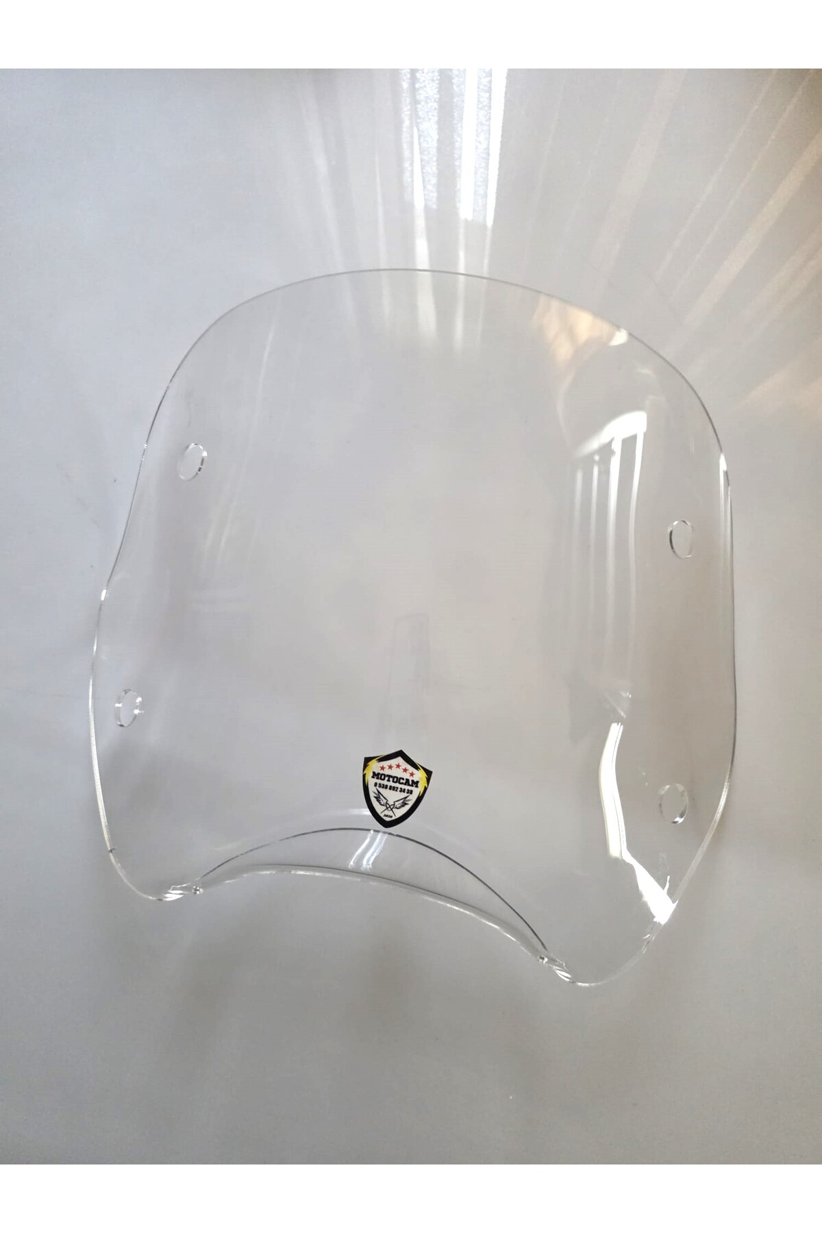 Motocam Piaggio Beverly 500 Ön Uzatma Camı 2001-2007 Model 34Cm Şeffaf Re