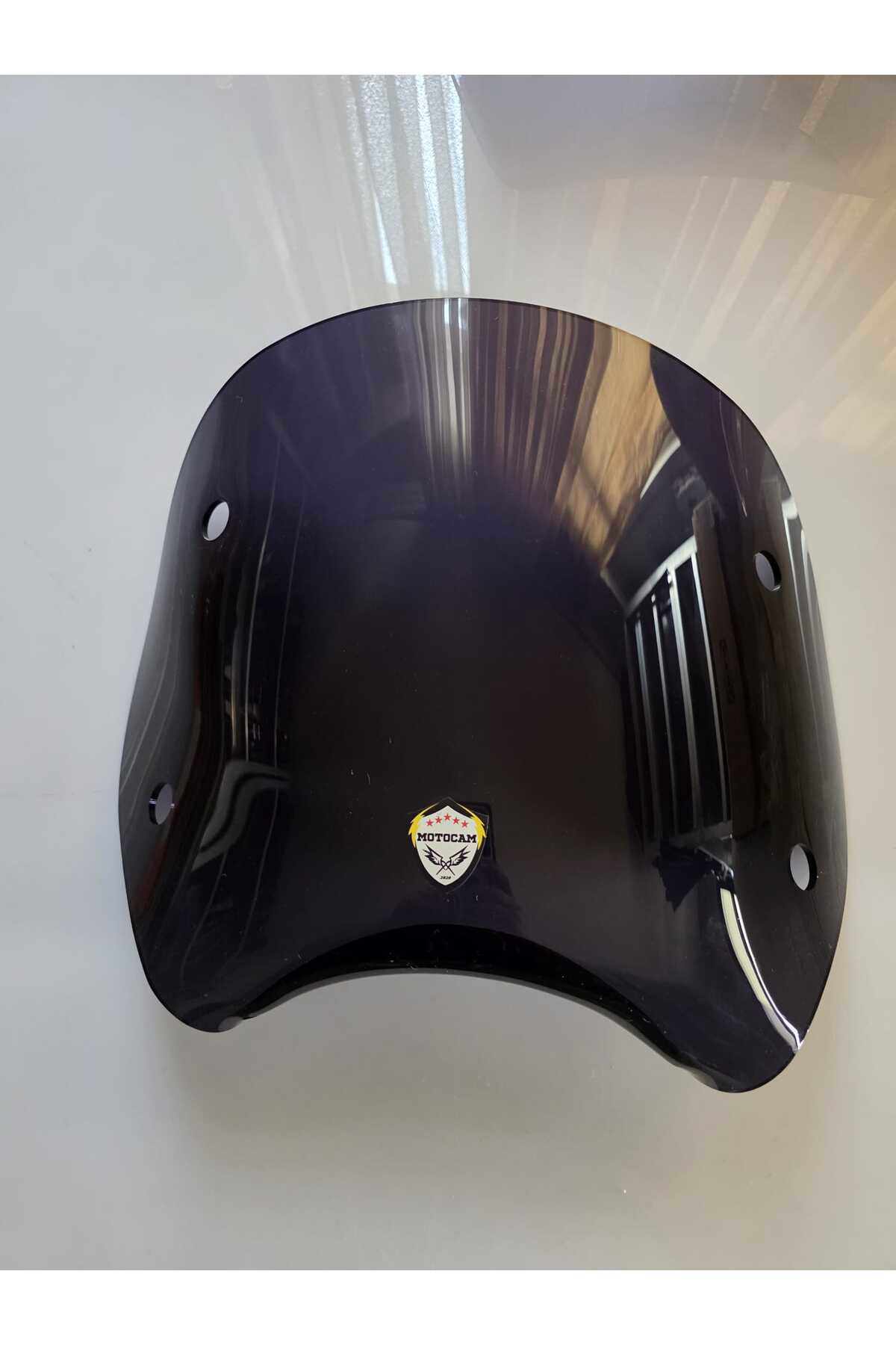 Motocam Piaggio Beverly 500 Ön Uzatma Camı 2001-2007 Model 34Cm Siyah Ren