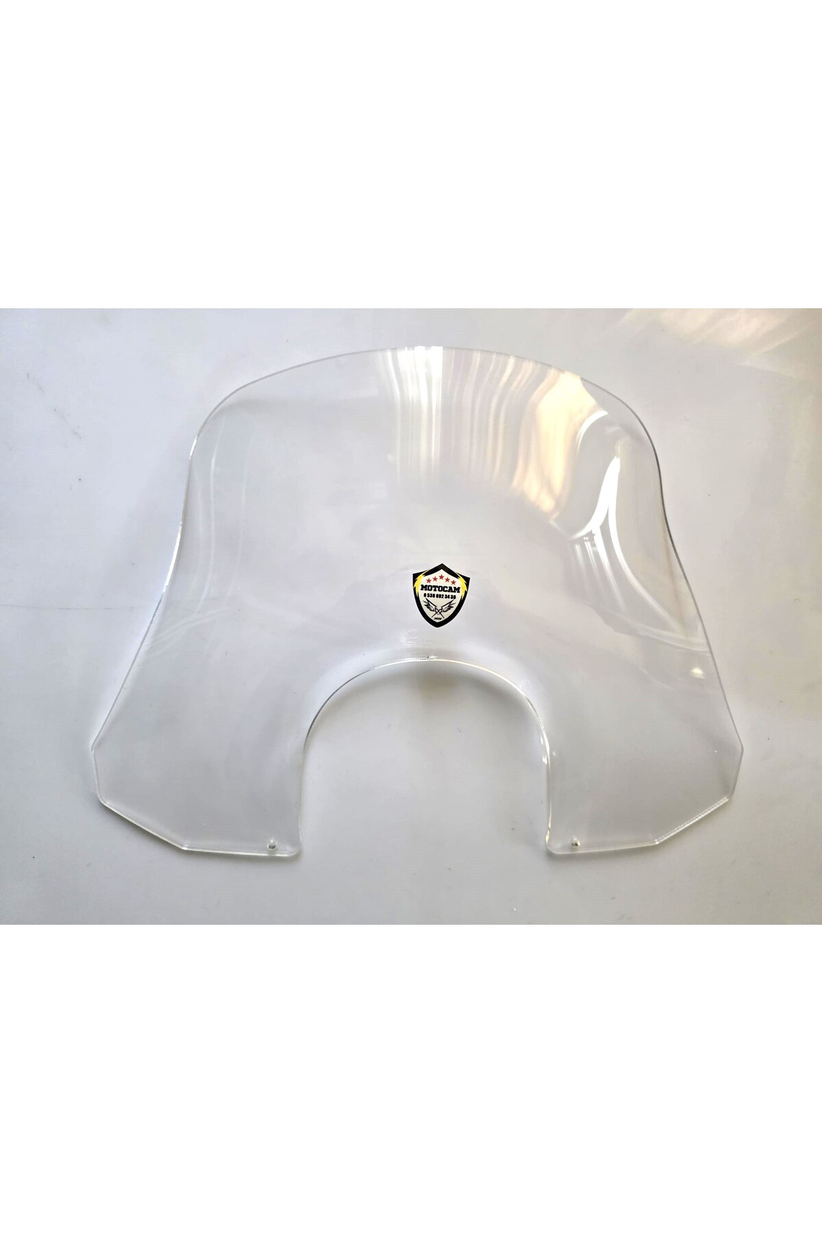 Motocam Piaggio Beverly 500 Siperlik Ön Cam 2001-2007 Model 35Cm Şeffaf R