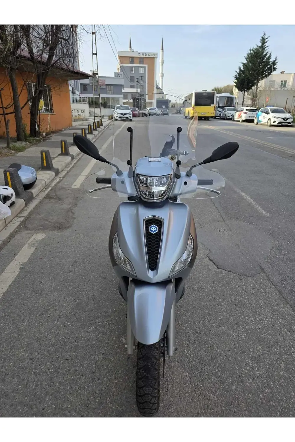 Piaggio Medley S 150 Ön Cam 2021-2025 Model Uyumlu 56cm Şeffaf Re