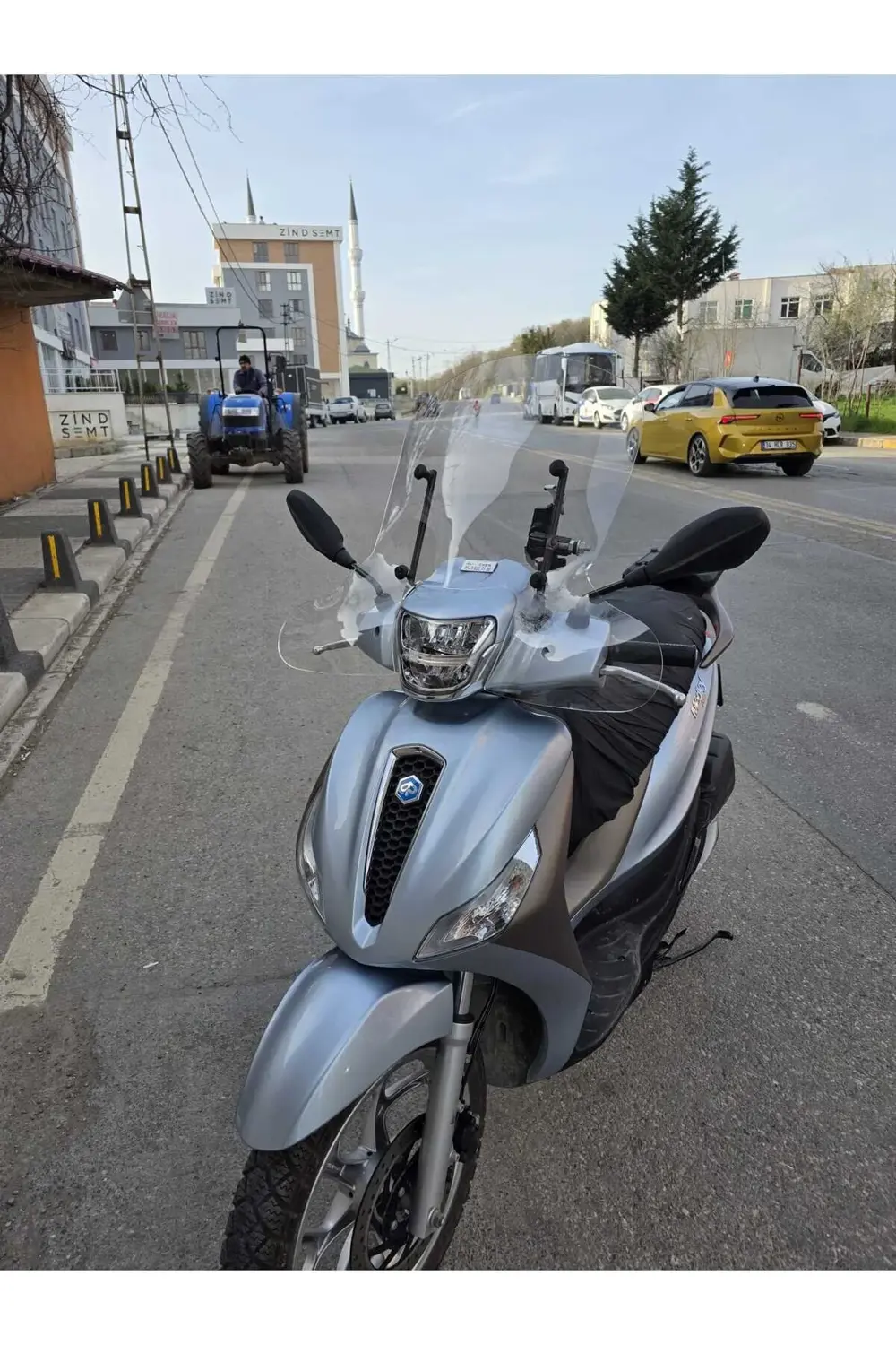 Piaggio Medley S 150 Ön Cam 2021-2025 Model Uyumlu 56cm Şeffaf Re