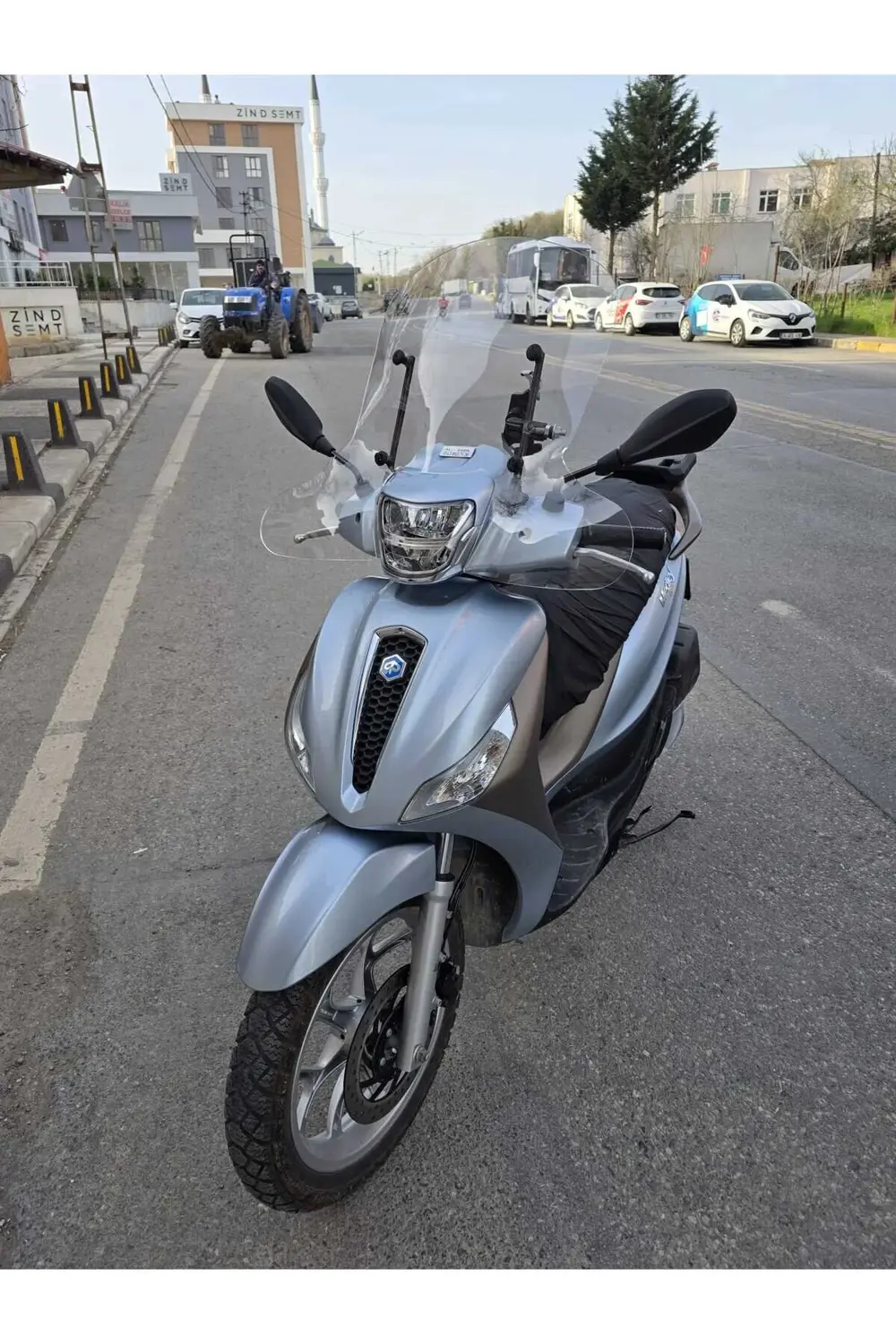 Piaggio Medley S 150 Ön Cam 2021-2025 Model Uyumlu 56cm Şeffaf Re