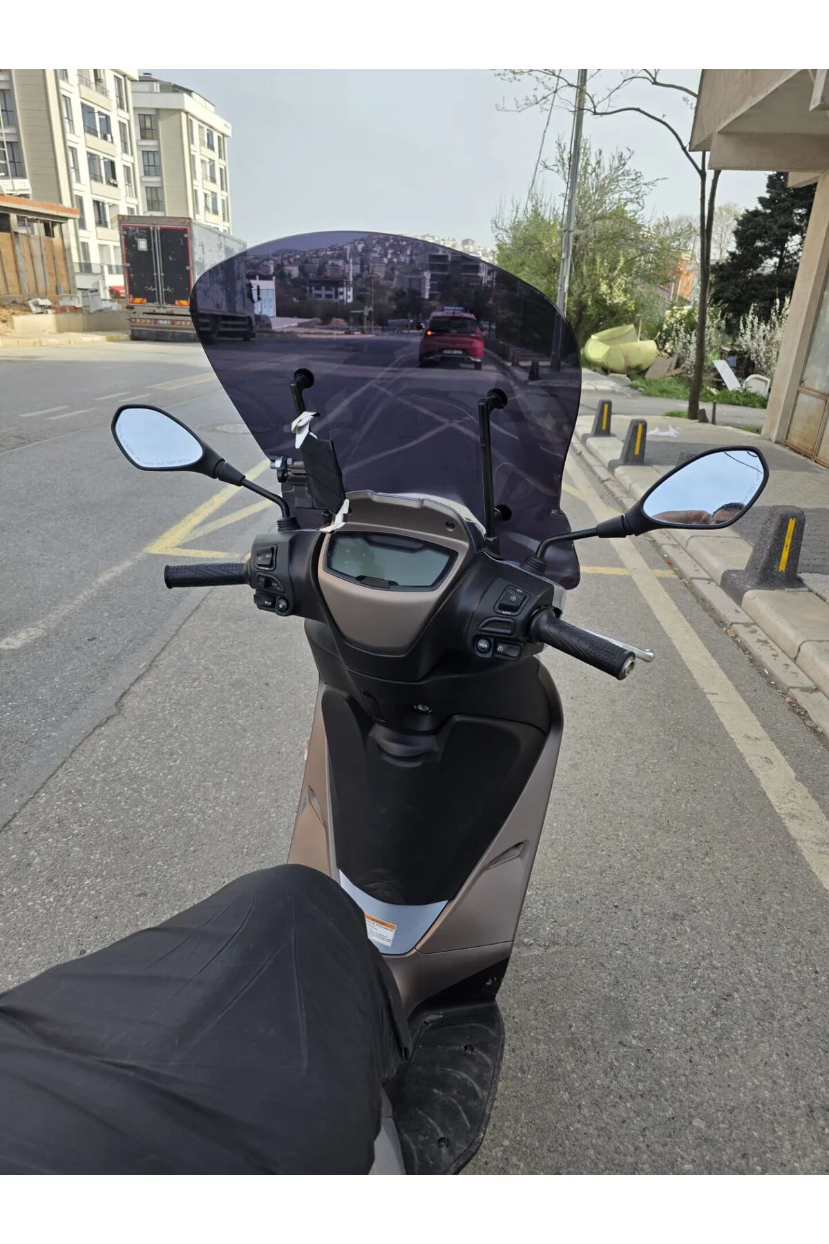 Piaggio Medley S 150 Ön Cam 2021-2026 Model 54cm Siyah Renkli APA