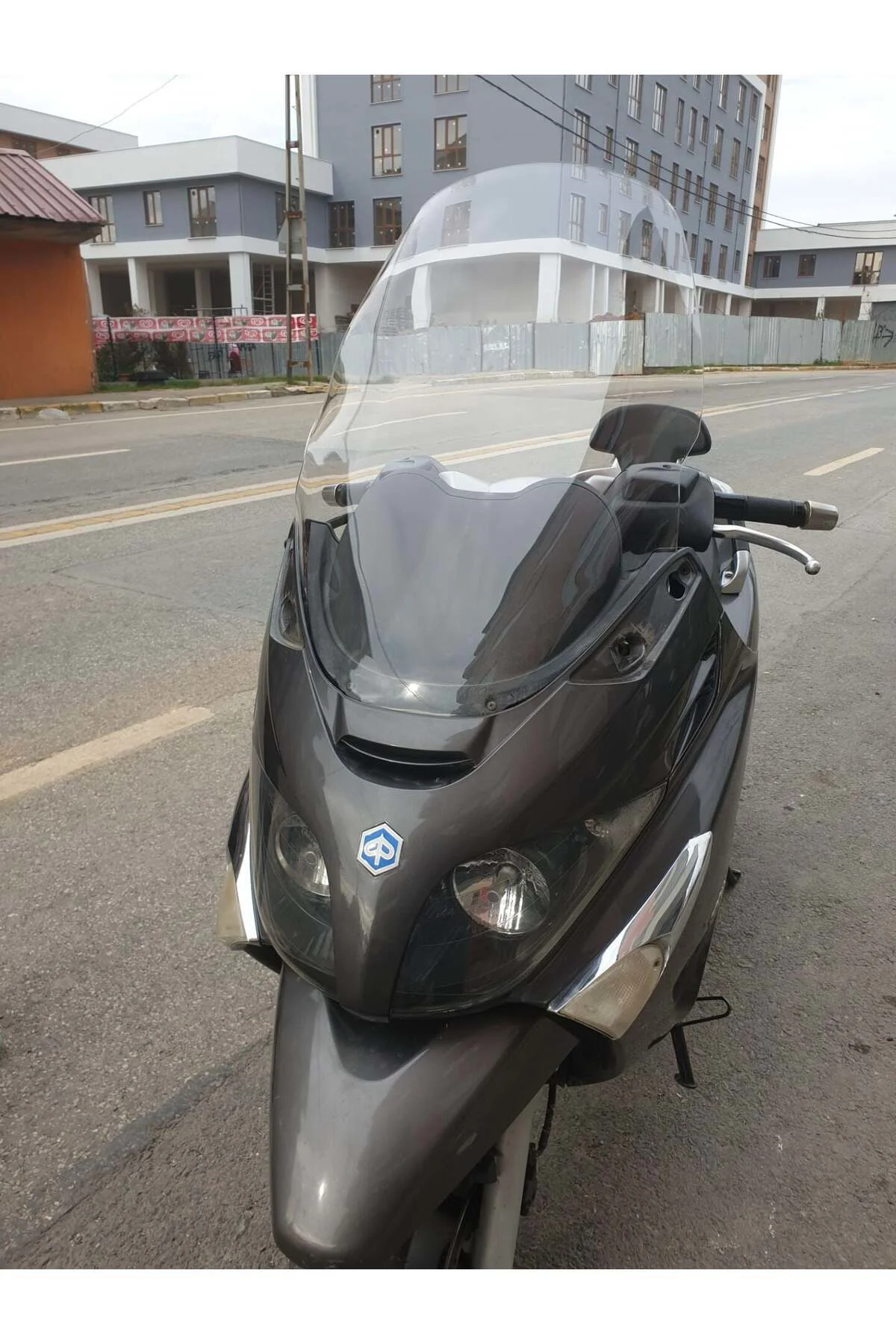 Piaggio X Evo 250 Ön Cam 2008-2016 Model 58cm Şeffaf Renkli 4mm O