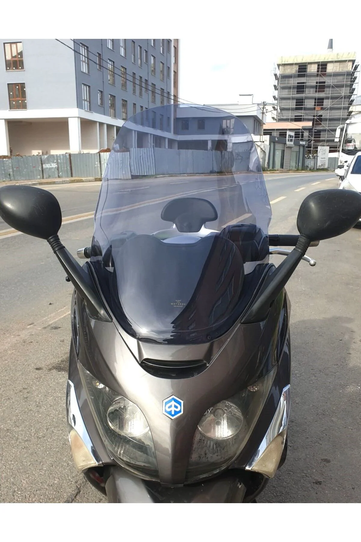 Piaggio X Evo 250 Ön Cam 2008-2016 Model 58cm Füme Renkli 4mm ORİ