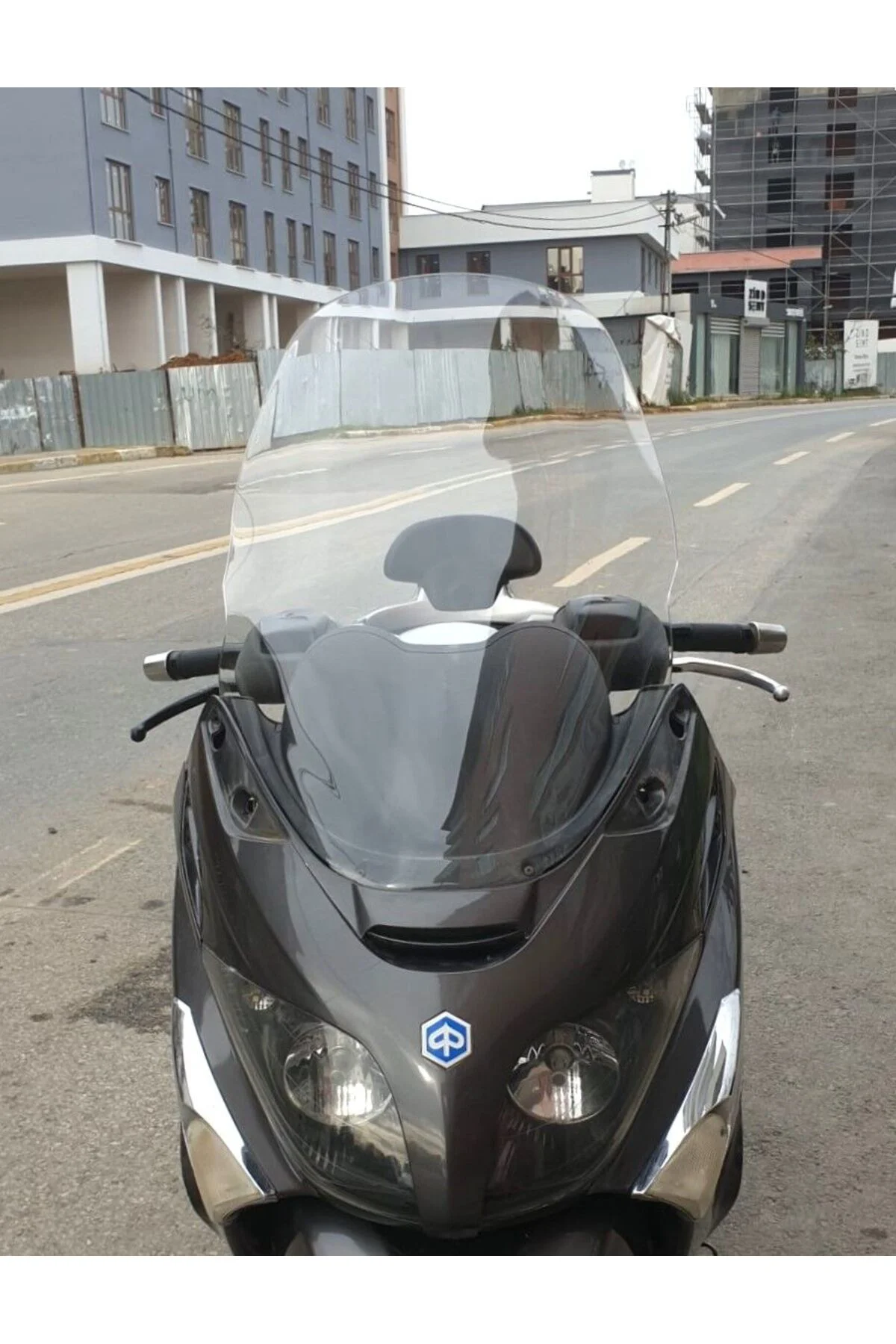 Piaggio X Evo 400 Ön Cam 2008-2016 Model 70cm Şeffaf Renkli 4mm U