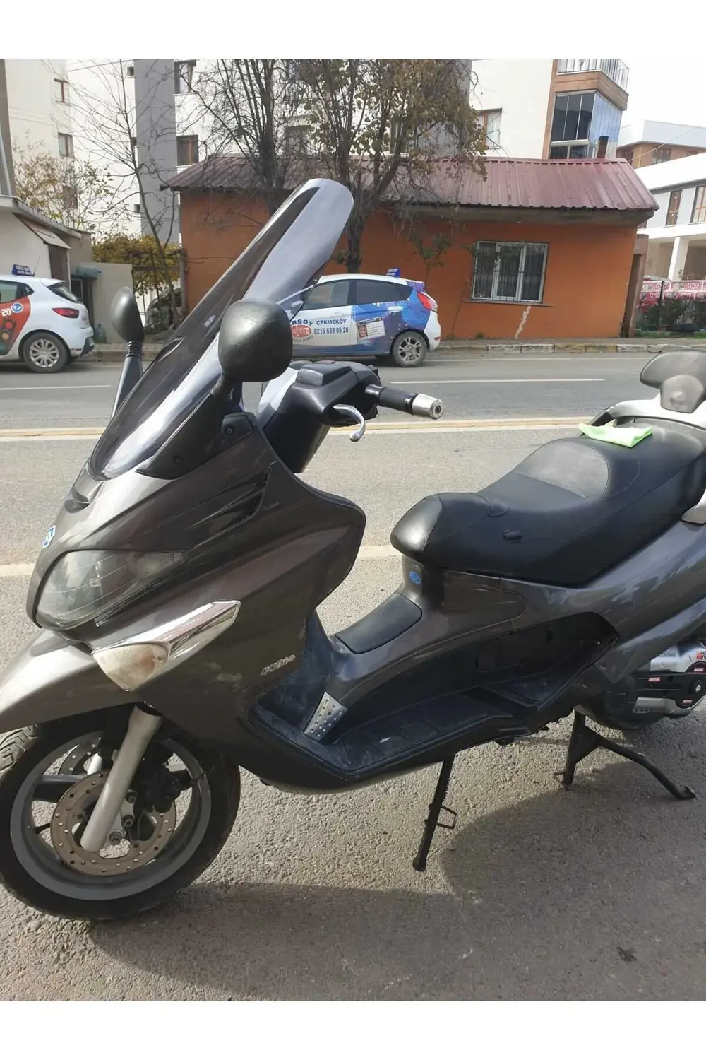 Piaggio X Evo Ön Cam 2009 2015 Model 58cm Açıkfüme Renkli 4mm