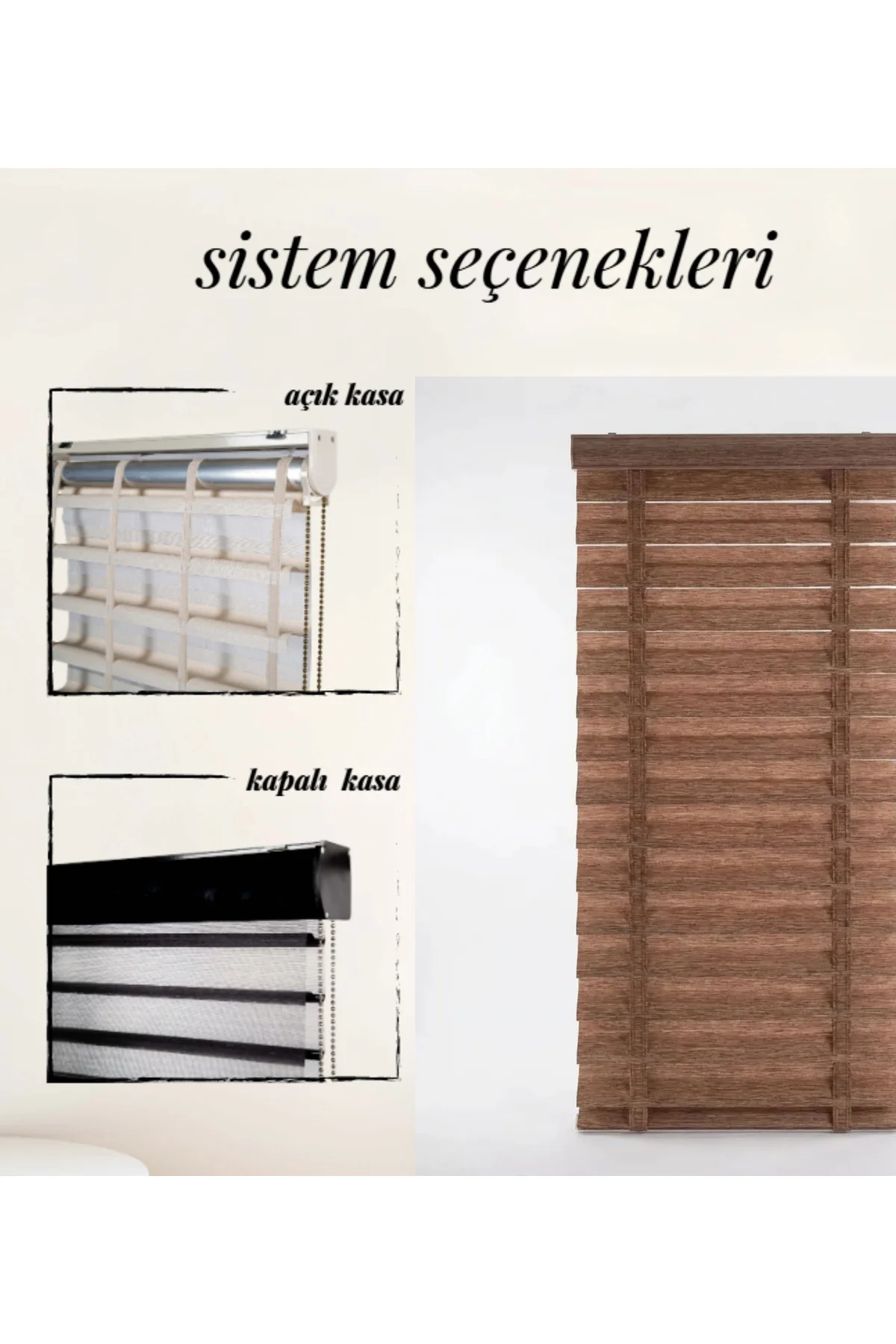 Pıcasso Shadow Silüet Kumaş Jaluzi Store Perde, Alüminyum Kasalı 