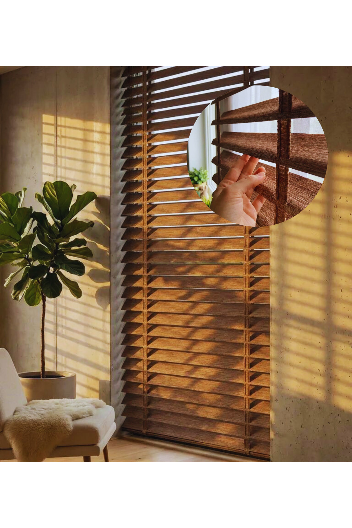 Picasso Shadow Silüet Kumaş Jaluzi Store Perde, Alüminyum Kasalı 