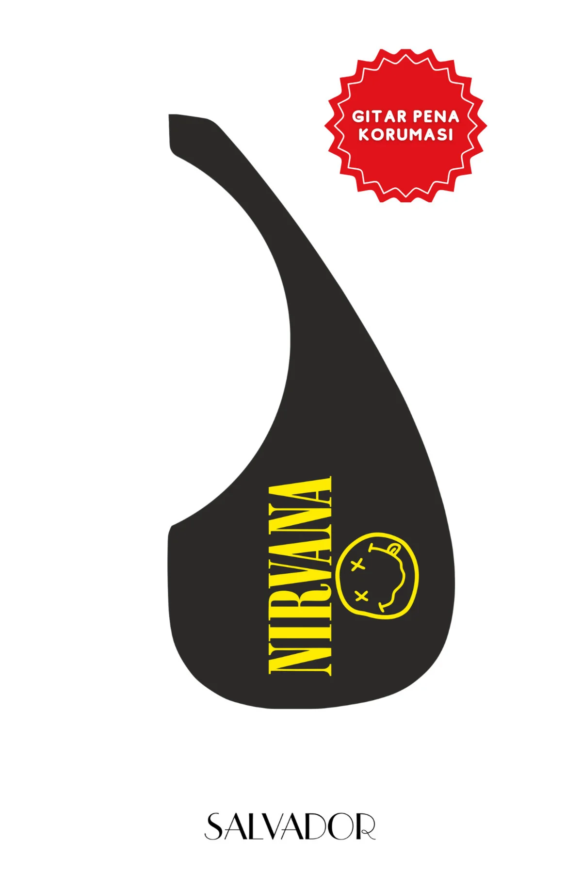 Pickguard Akustik Gitar Kendinden Yapışkanlı (Pena Korumalığı)