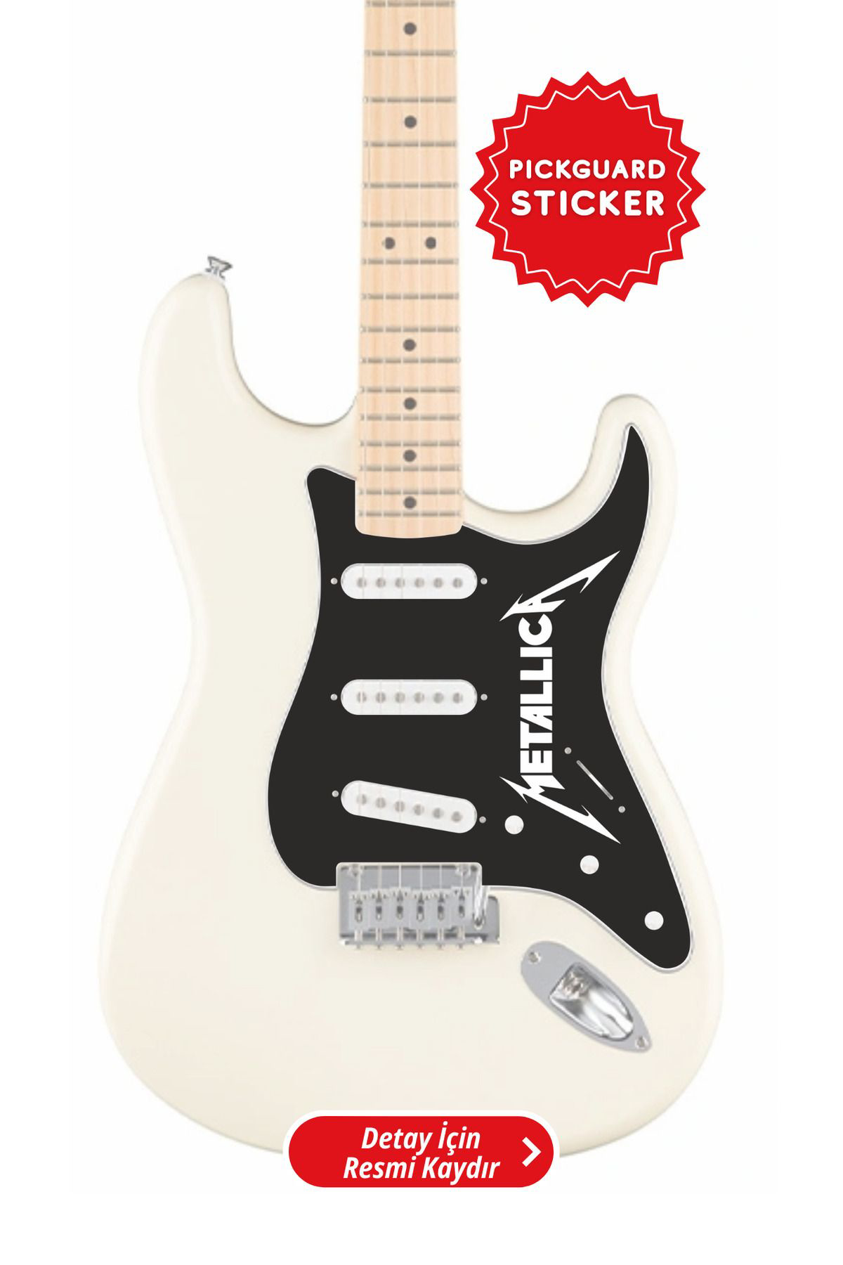Salvador Pickguard Sticker - Strat Kasa Elektro Gitar Sss