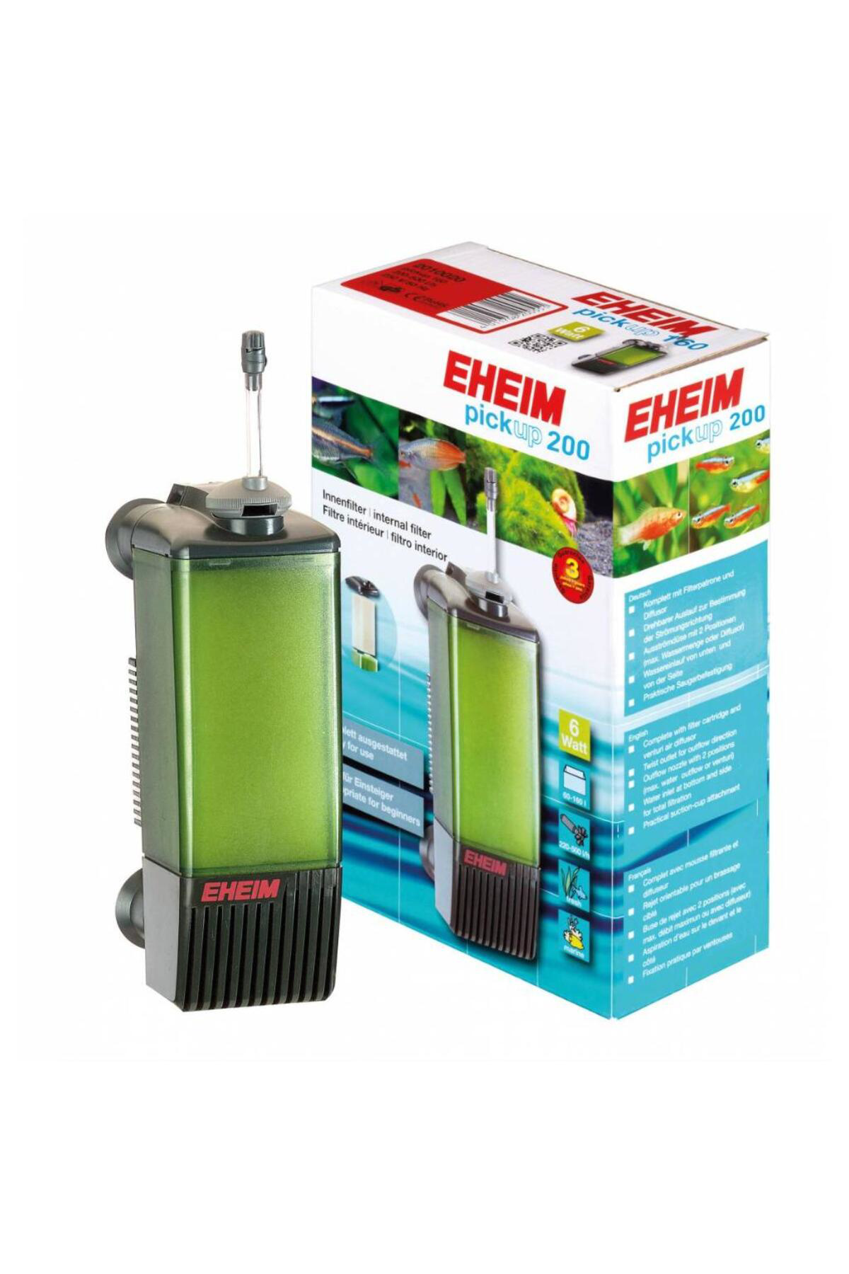 Eheim Pickup 200 2012 İç Filtre , 6 W Max: 200 Lt Akvaryum İçin Pick Up