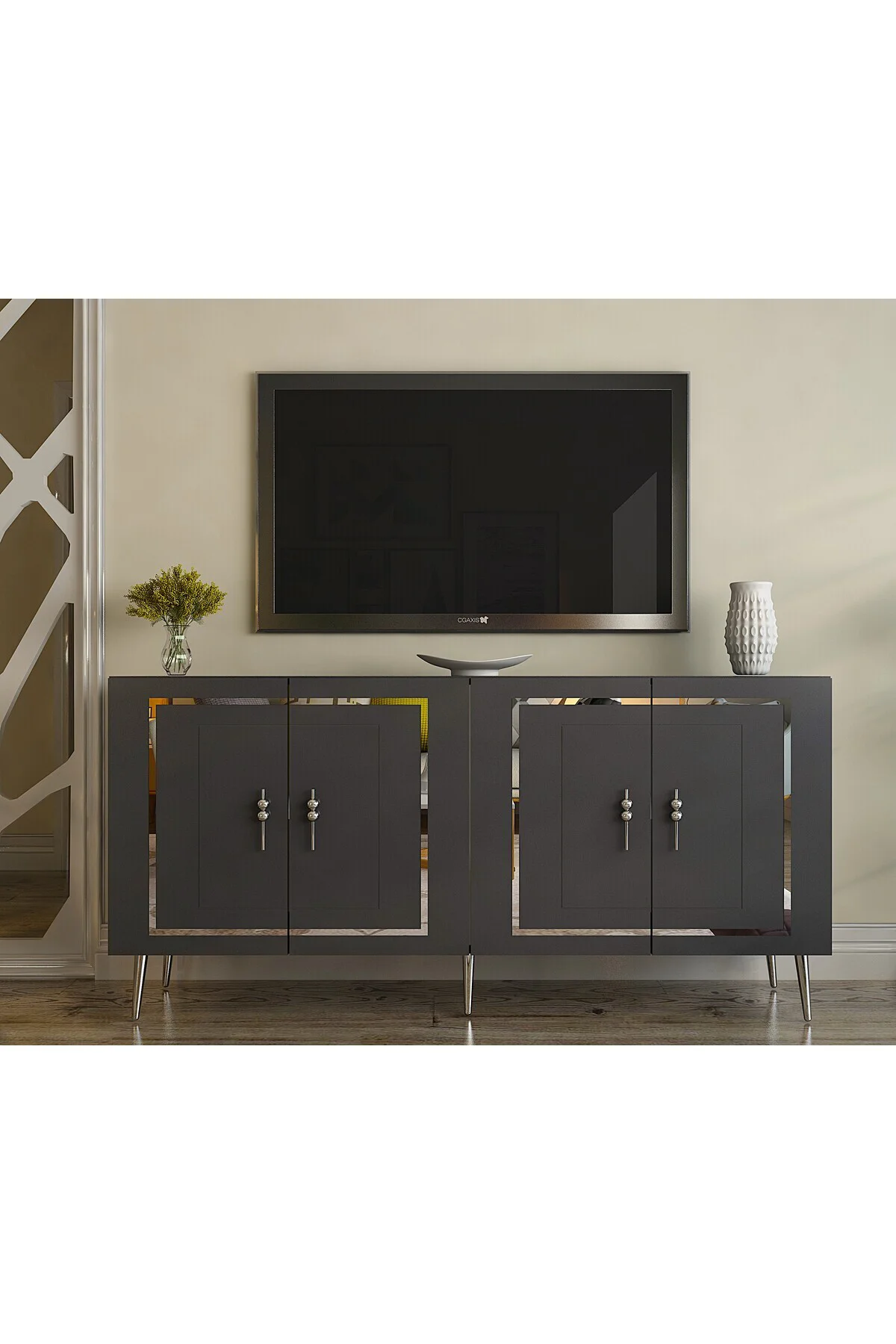 PIEROCT (KB150)  KONSOL ANTRASİT-GÜMÜŞ