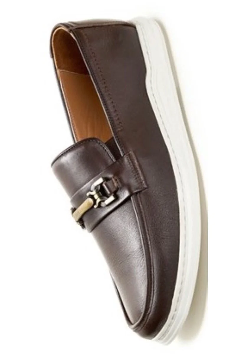 Pierre Cardin 191074 Kahverengi Erkek Loafer Günlük Deri Ayakkabı