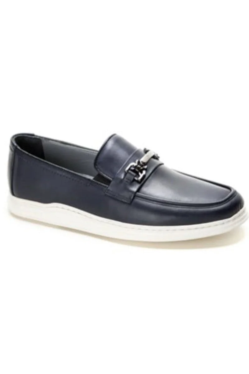 Pierre Cardin 191074 Lacivert Erkek Loafer Günlük Deri Ayakkabı