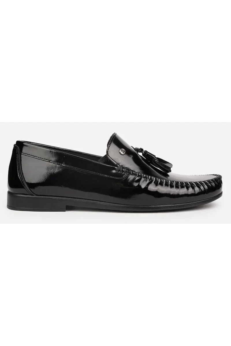 Pierre Cardin 25101 Siyah Rugan Erkek Loafer Günlük Deri Ayakkabı - Görsel 2