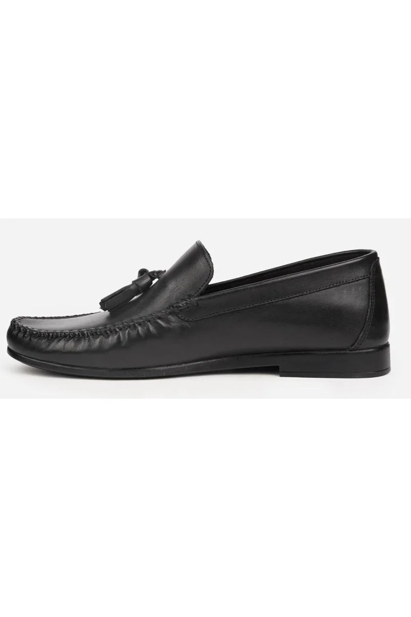 Pierre Cardin 25101 Siyah Erkek Loafer Günlük Deri Ayakkabı - Görsel 3