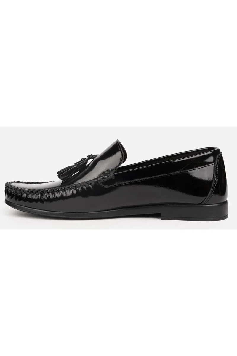 Pierre Cardin 25101 Siyah Rugan Erkek Loafer Günlük Deri Ayakkabı - Görsel 3