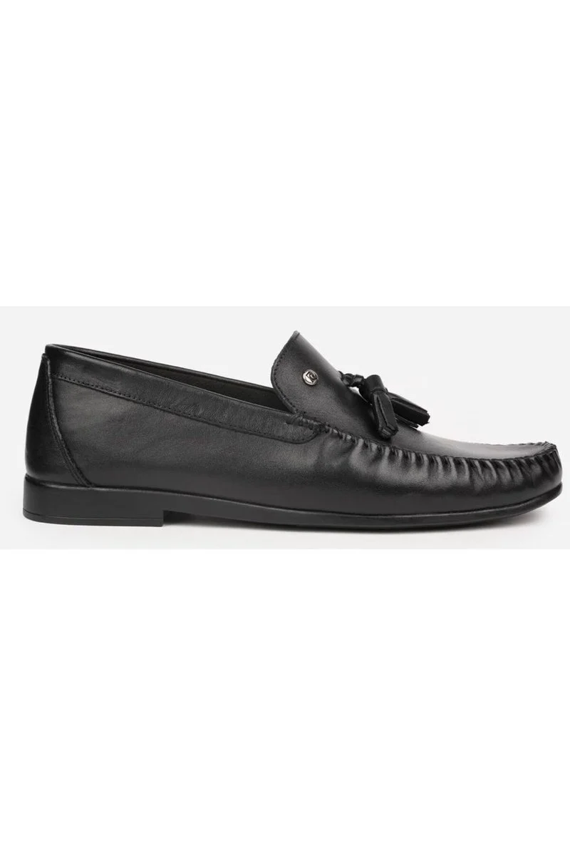 Pierre Cardin 25101 Siyah Erkek Loafer Günlük Deri Ayakkabı - Görsel 2