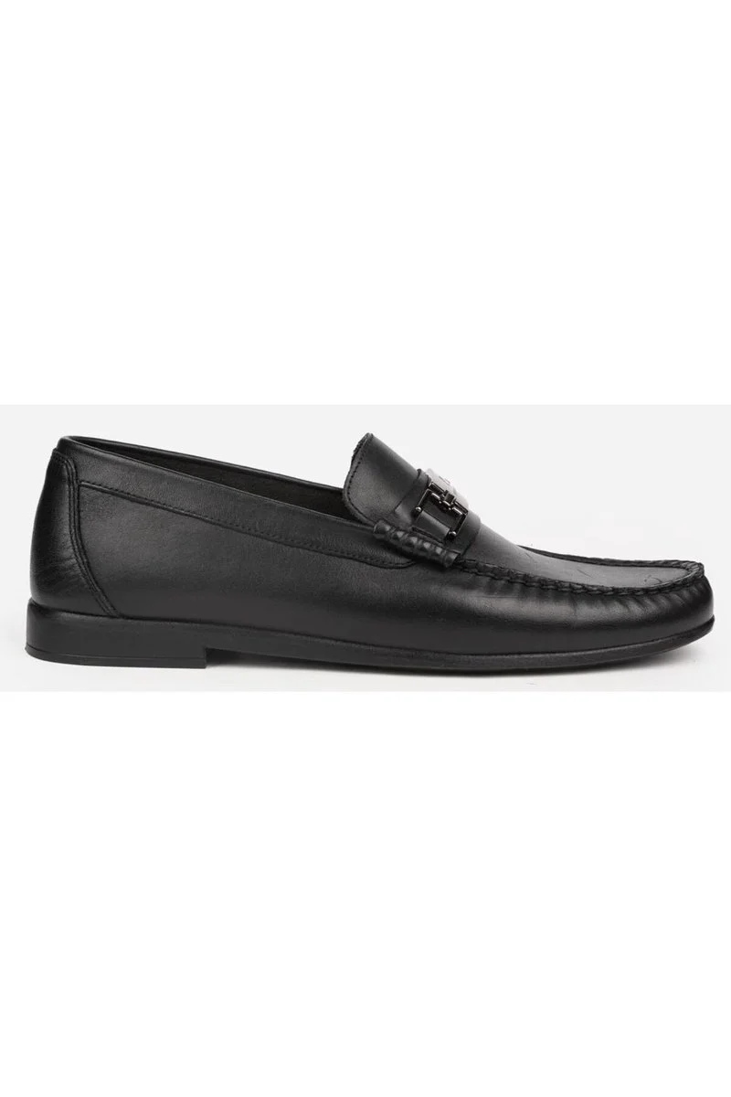 Pierre Cardin 25109 Siyah Erkek Loafer Günlük Deri Ayakkabı - Görsel 2