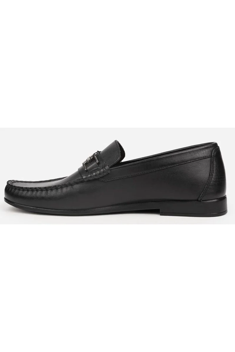 Pierre Cardin 25109 Siyah Erkek Loafer Günlük Deri Ayakkabı - Görsel 3