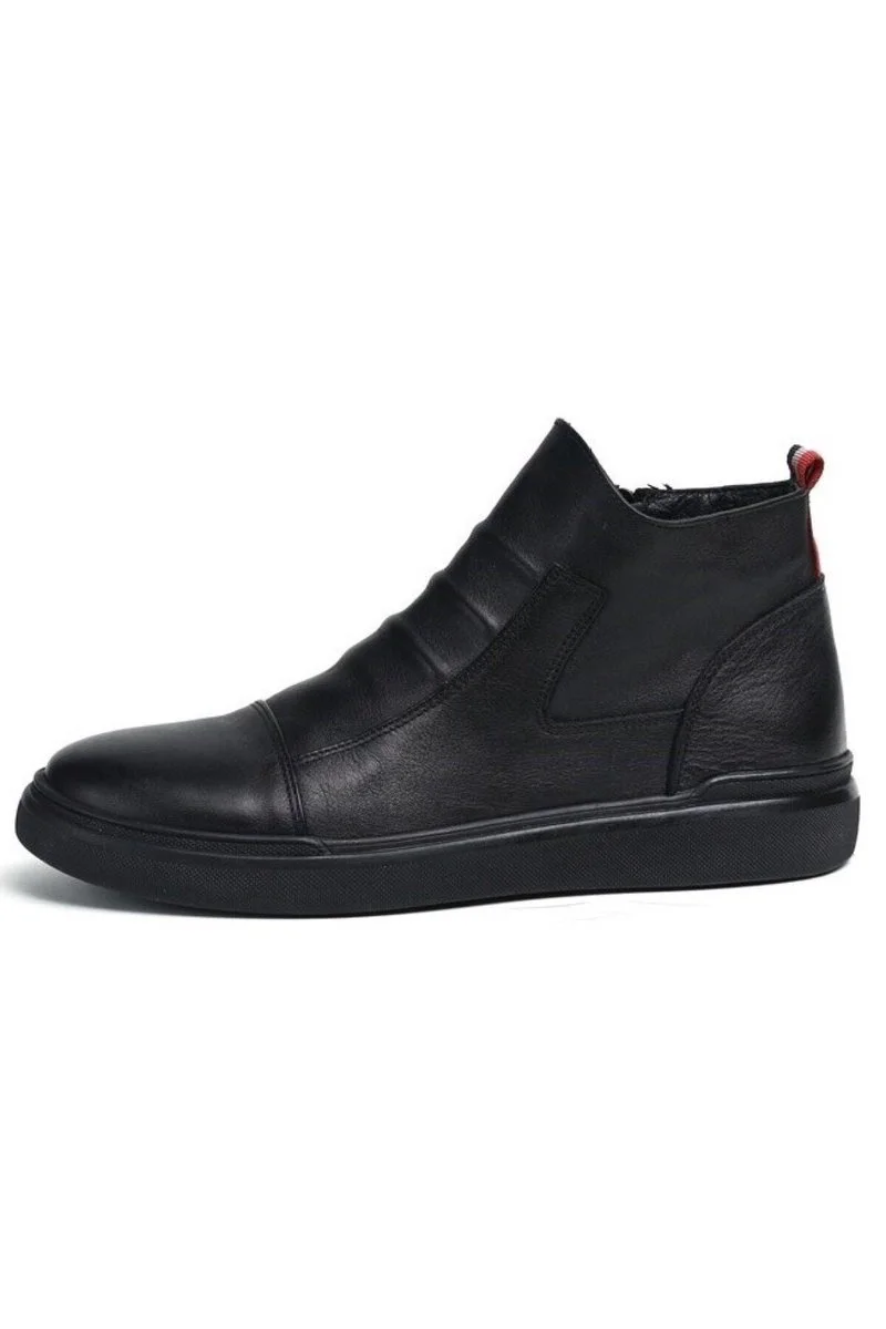 Pierre Cardin 3025350 Siyah Kışlık Fermuarlı Erkek Bot - Görsel 2
