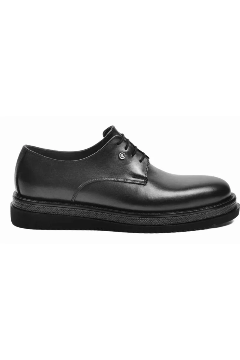 Pierre Cardin 361004 Siyah Eva Bağcıklı Erkek Ayakkabı