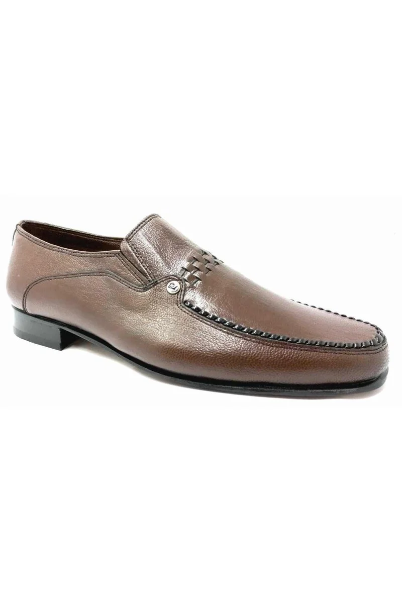 Pierre Cardin 36102 Erkek Bordo Kösele Hakiki Deri Ayakkabı - Görsel 3