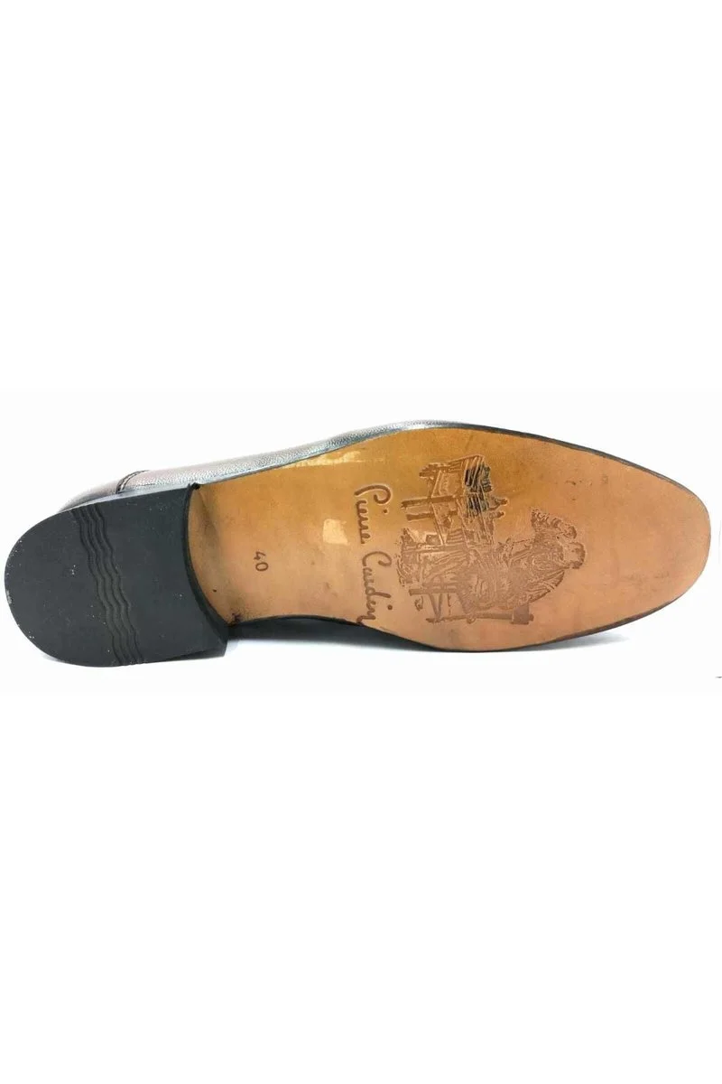 Pierre Cardin 36102 Erkek Bordo Kösele Hakiki Deri Ayakkabı - Görsel 4
