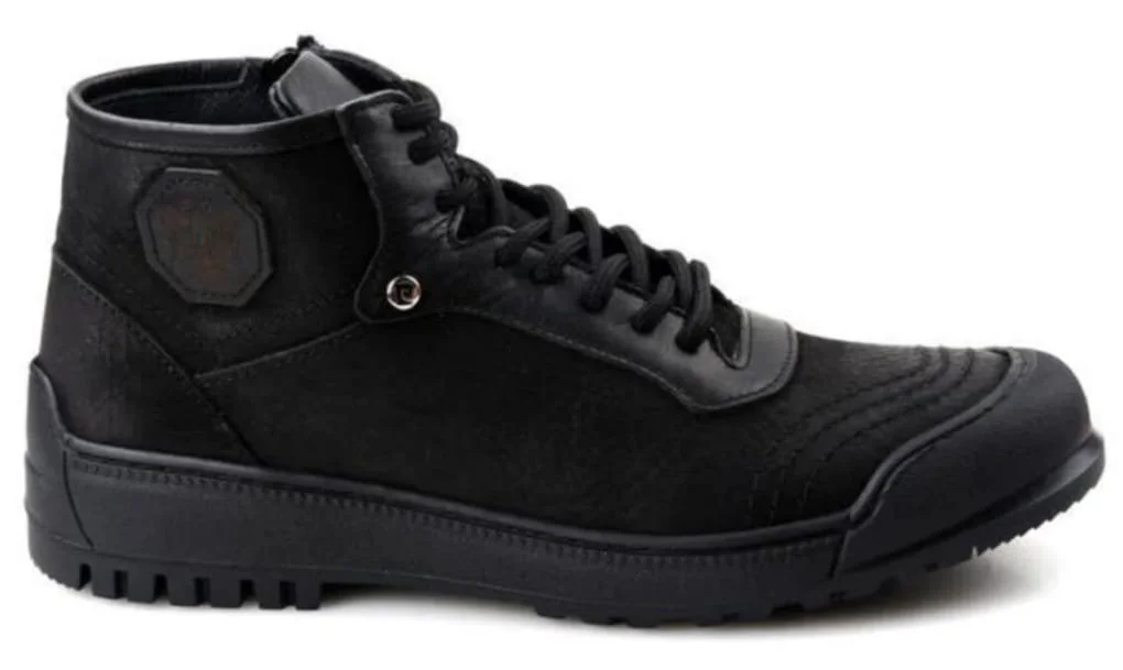 Pierre Cardin 382105 Erkek Kürklü Fermuarlı Deri Bot