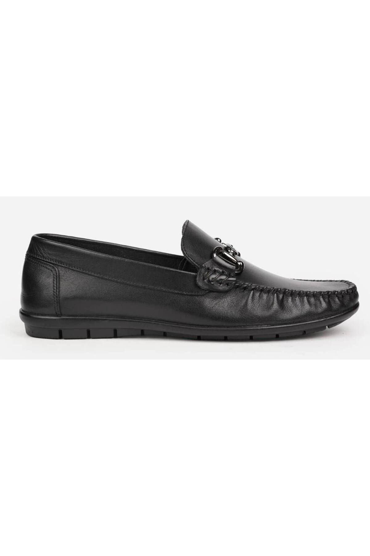Pierre Cardin 90146 Siyah Erkek Loafer Günlük Deri Ayakkabı