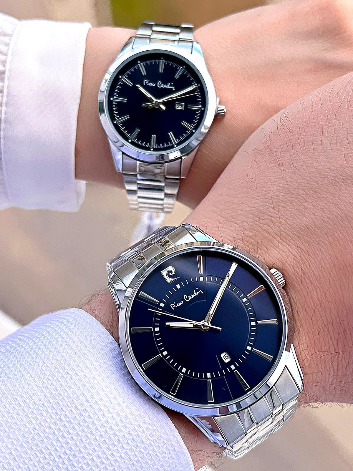 Pierre Cardin Bay ve Bayan Çiftlere Özel Çelik Kordon Çift Kol Sa