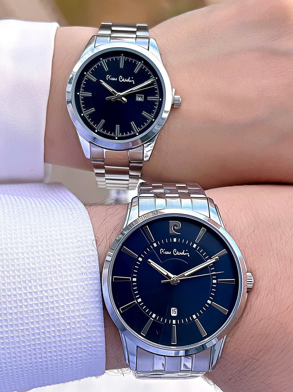 Pierre Cardin Bay ve Bayan Çiftlere Özel Çelik Kordon Çift Kol Sa