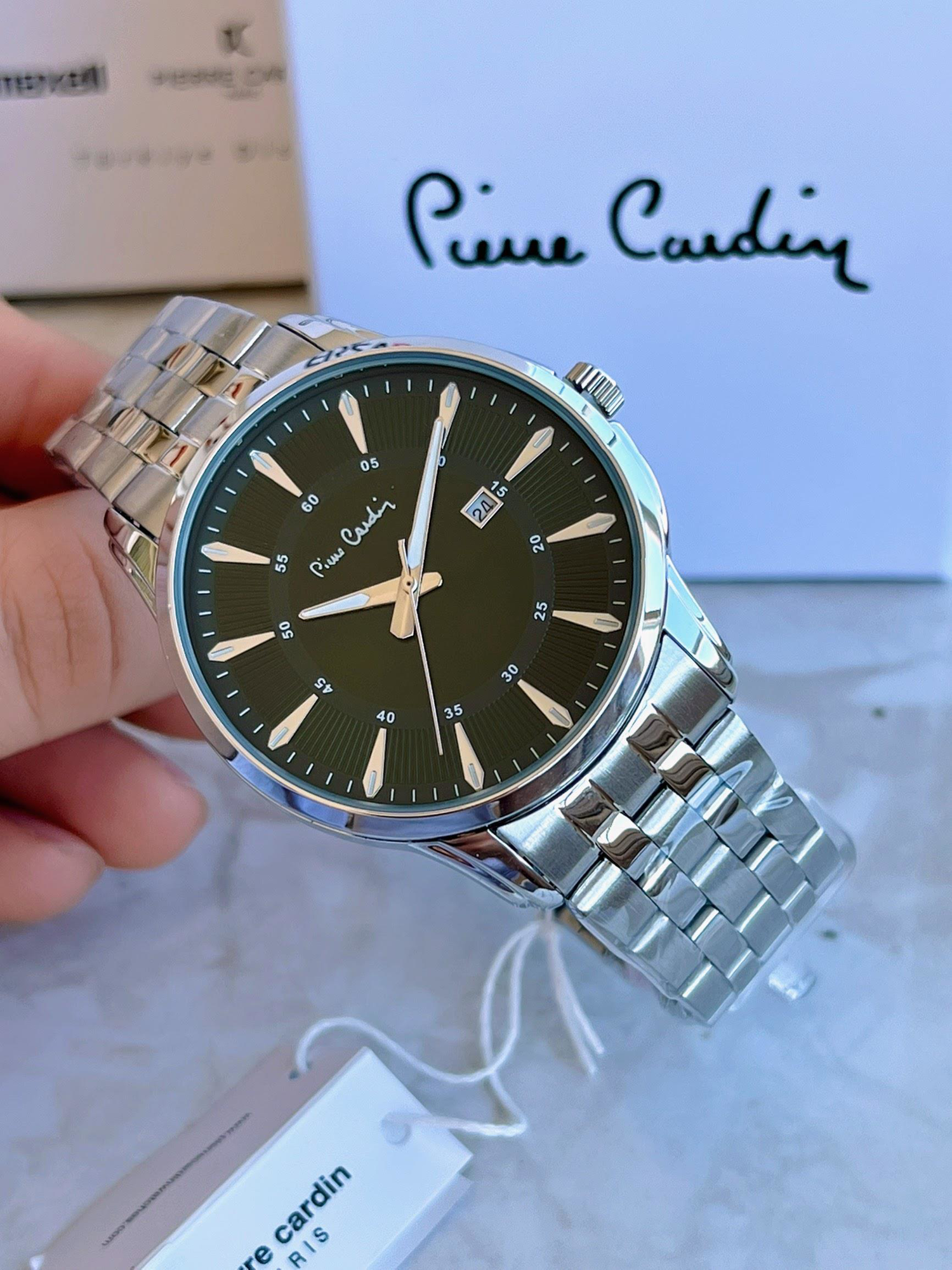 Pierre Cardin Çelik Kordon Erkek Kol Saati 30 Mt Su Gecirmez Pierre Cardin Çelik Kordon Erkek Kol Saati 30 Mt Su Gecirmez